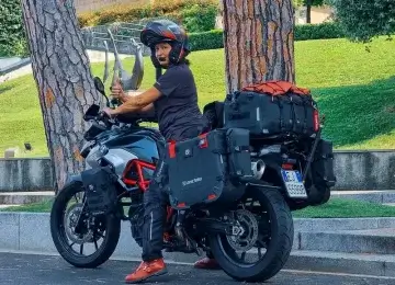 borse laterali moto moto begs Lone Rider